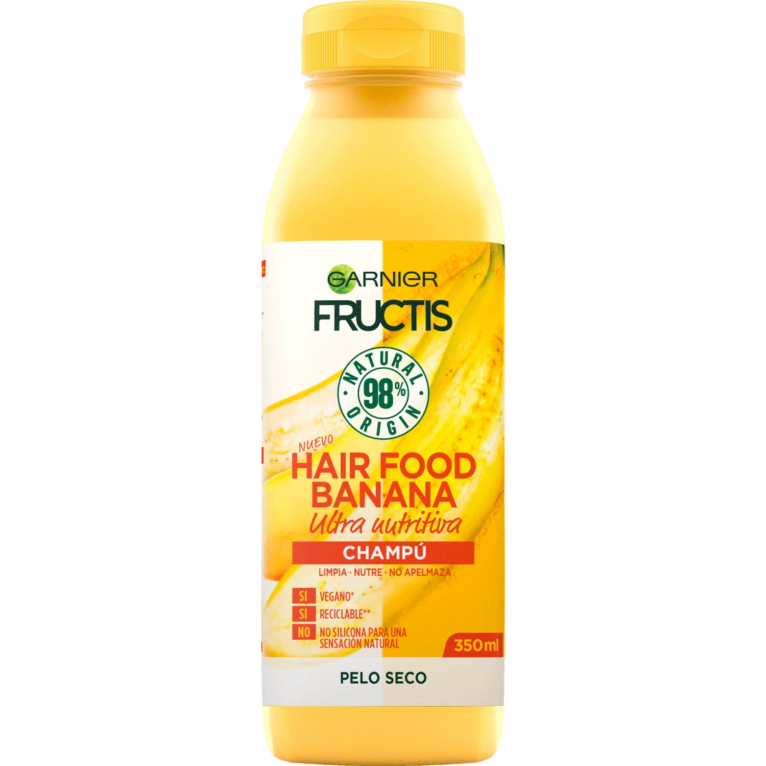 Garnier Fructis Hair Food Banana Champú Ultra Nutritivo 350ml