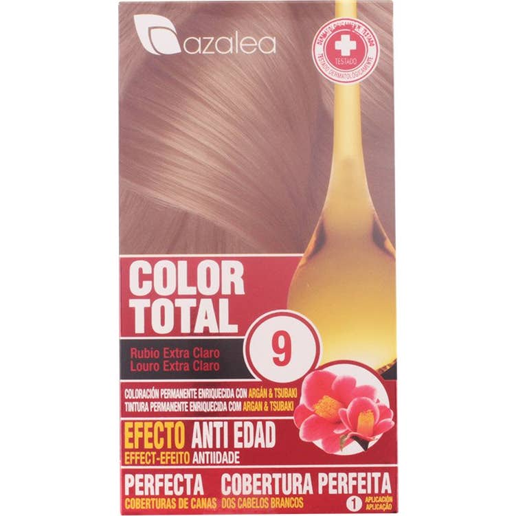 Azalea Kit Color Total 9 Rubio Extra Claro