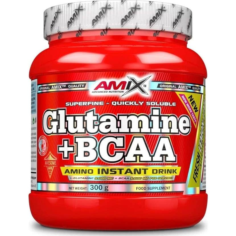 Amix Lima Glutamine+Bcaa Limón 300 G