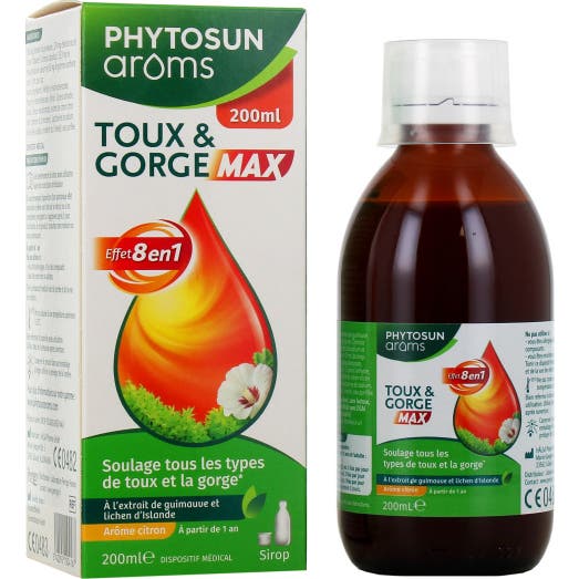 Phytosun Arôms Jarabe Tos Garganta Max 200 ml