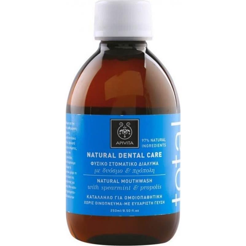 Apivita Enjuague Bucal Natural Con Hierba Buena Y Propóleo 250ml