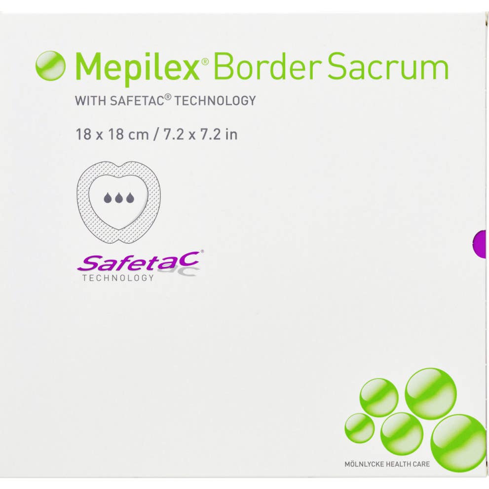 Mepilex Border Sacrum Apósito en Espuma 15x15cm 5uds