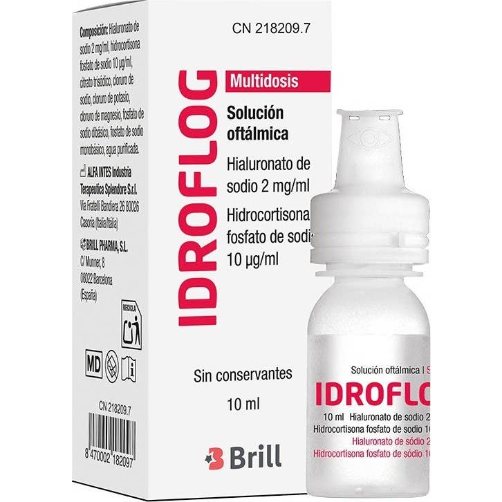 Idroflog Solução Oftálmica 10ml