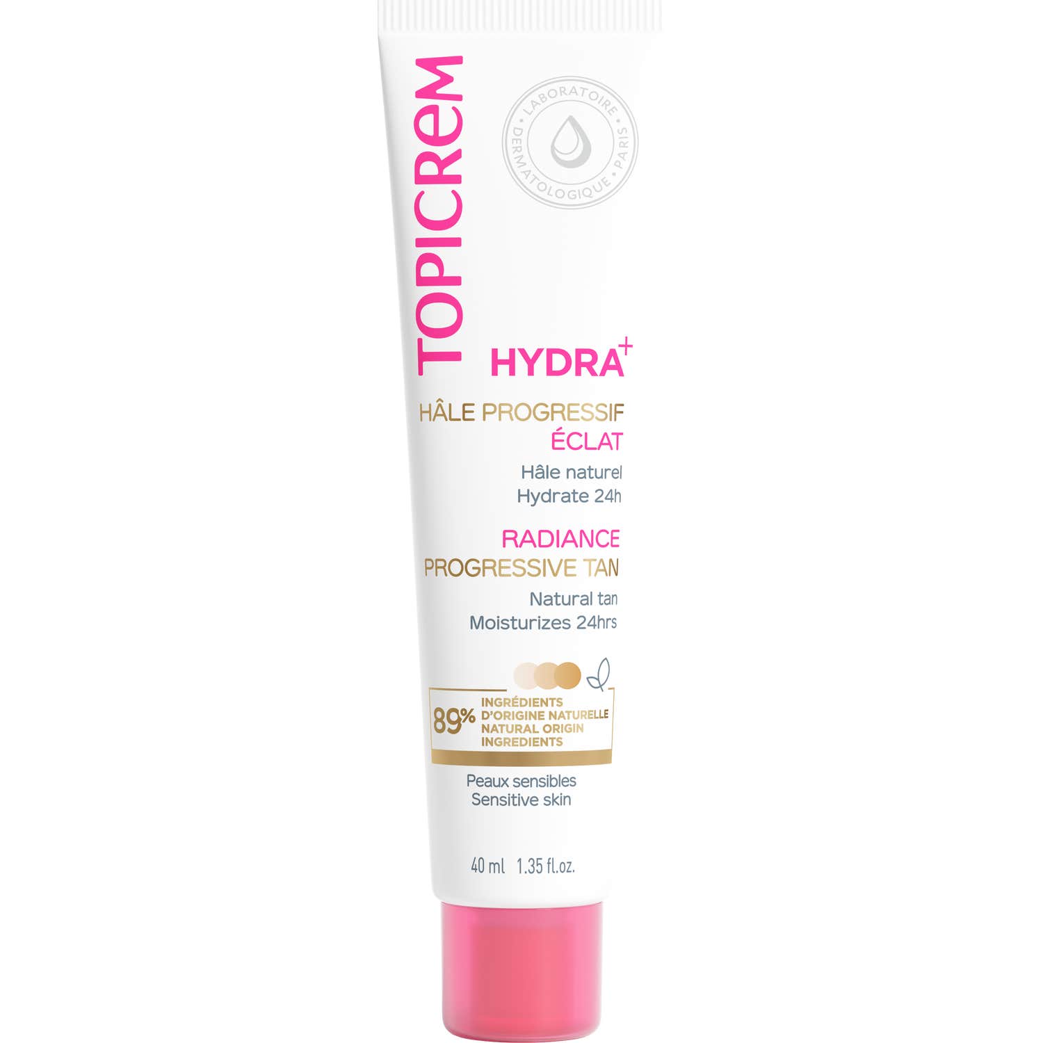 Topicrem HYDRA+ Bronceador Progresivo Facial 40ml