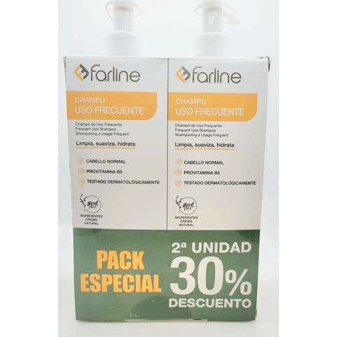 Farline Shampoo Frecuencia 2x500ml