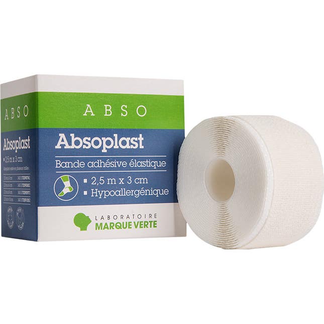Marca Verde Absoplast Venda Adhesiva Extensible 3cmx2,5m 1ud