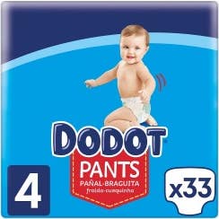 Dodot Pañal Braguita Talla 4 9-15 Kg 33 uds