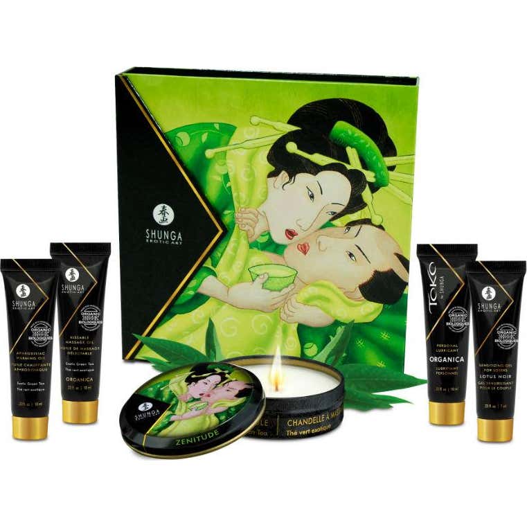 Shunga Kit Geisha Secret Exotic Té Verde 1ud