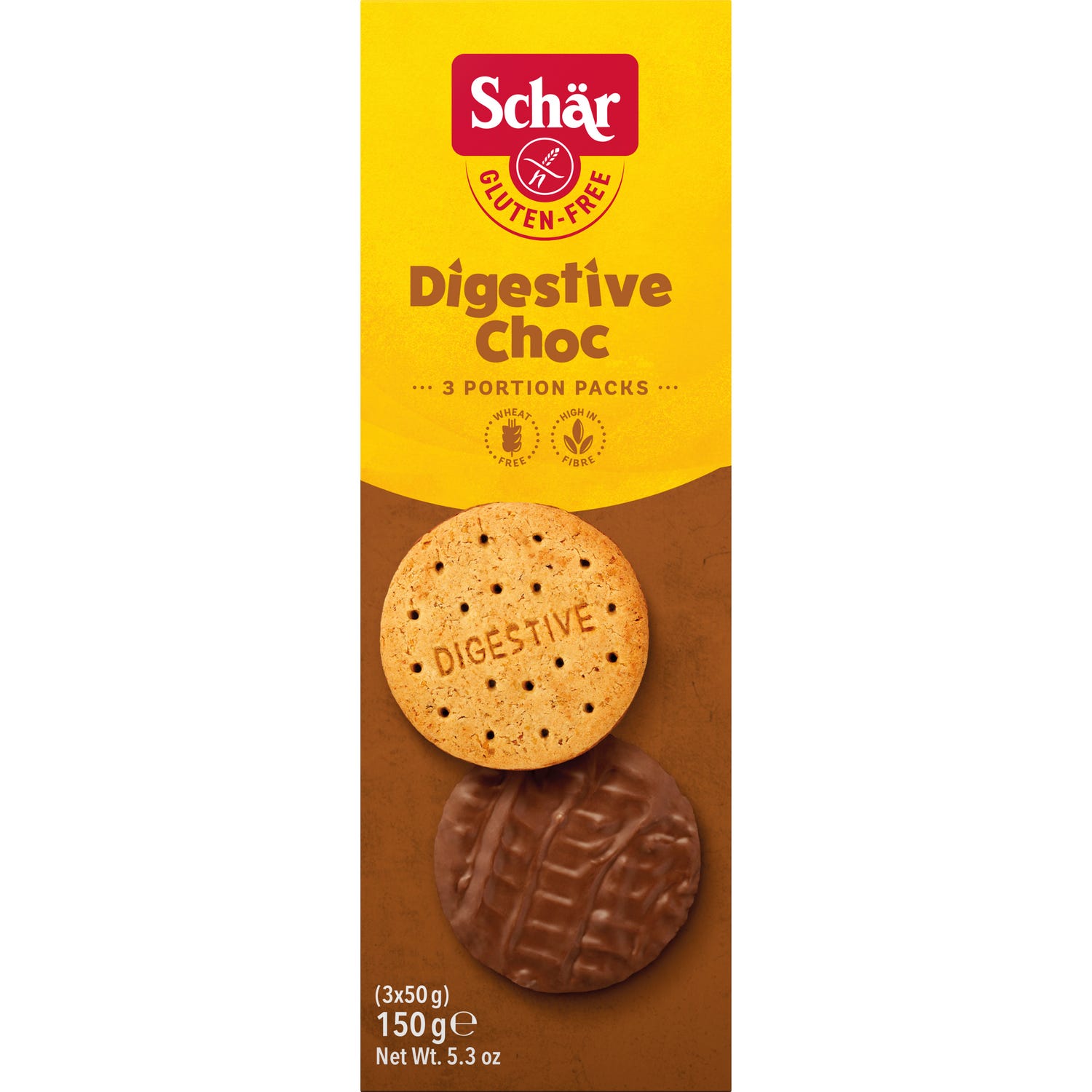 Schar Digestive Choc 150g