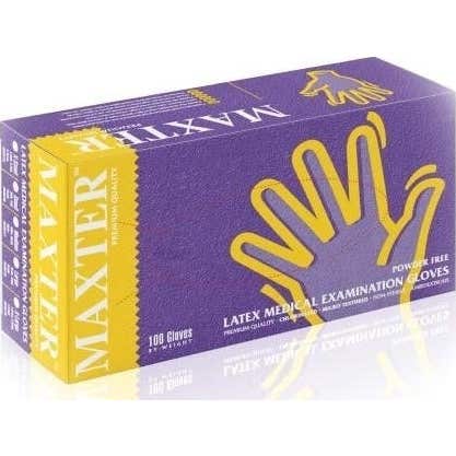 Maxter Guantes Látex Sin Polvo T XL 100 uds