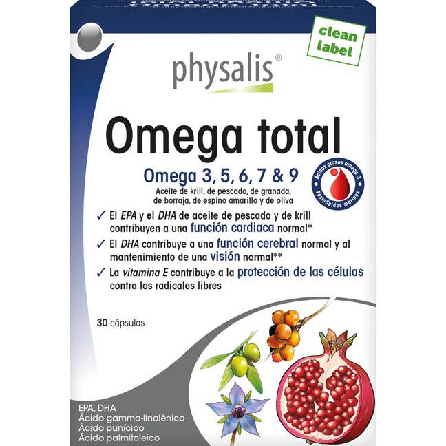 Physalis Amarillo/Oliva 5 X Total Omega 30 Cápsulas - Imagen 2