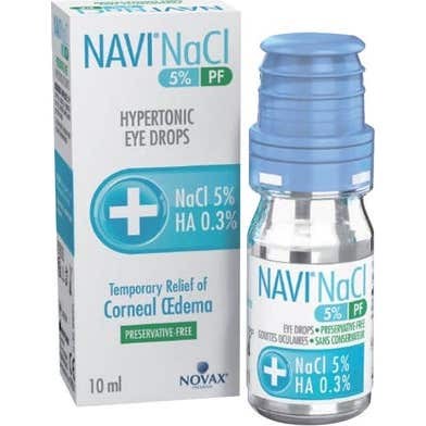 Navi NaCl 5% PF Solución Oftálmica 10ml