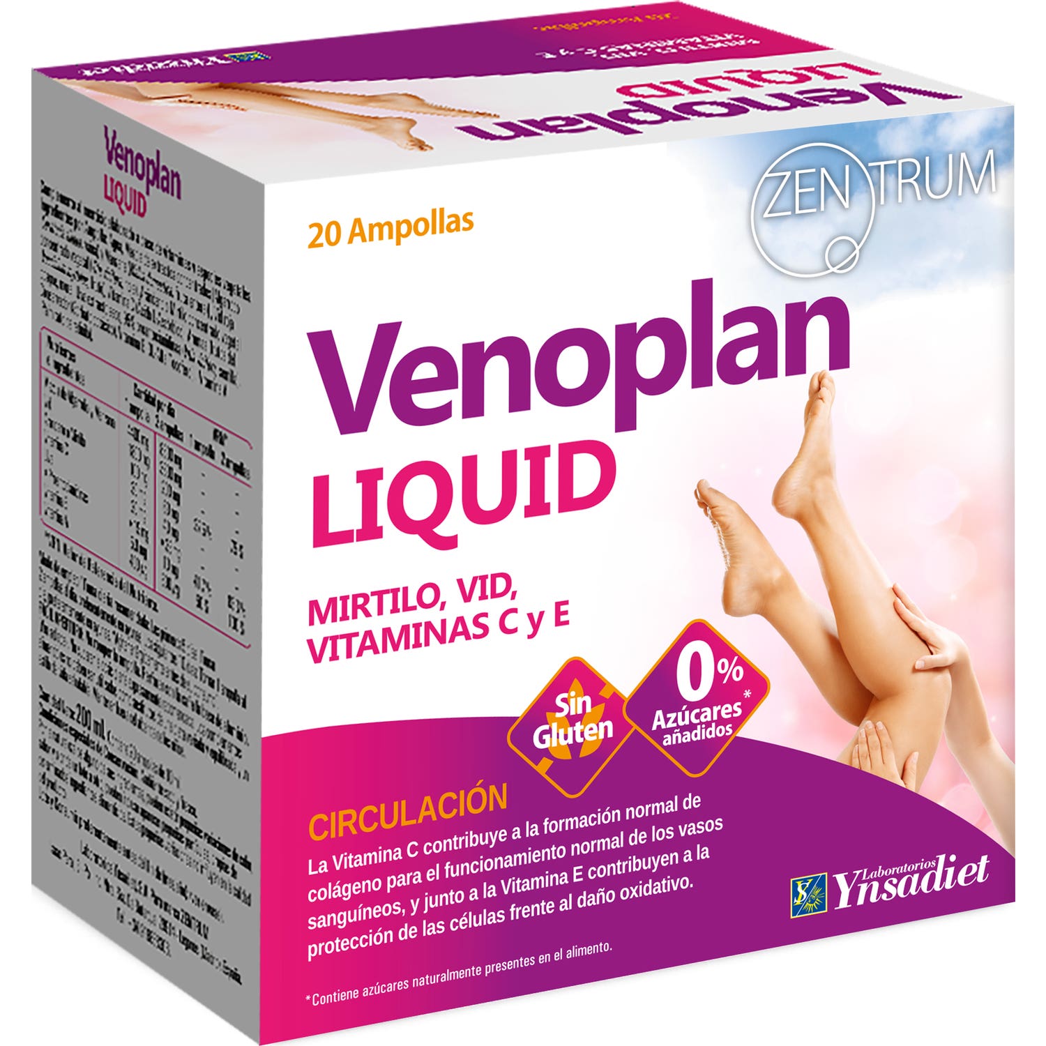 Zentrum Venoplan Liquid 20 ampollas | Natural Doctor