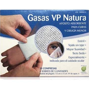 Vp Natura Gasa Esteril Tejido Sin Tejer 10x20 cm