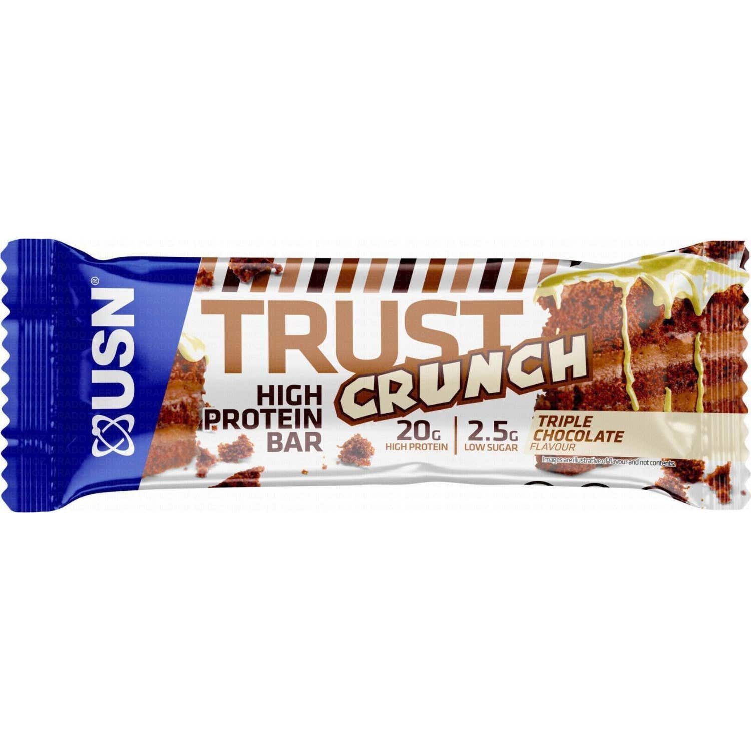 Usn Barrita Trust Crunch Triple Chocolate 60g
