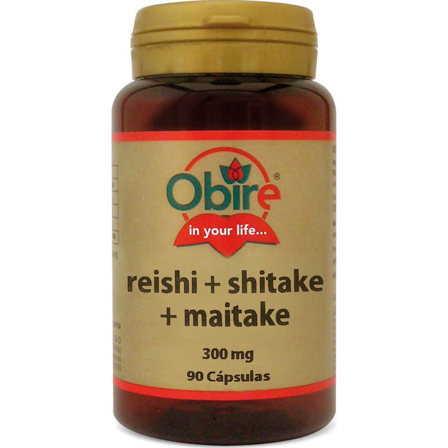 Obire Reishi Shitake Maitake 300mg 90caps