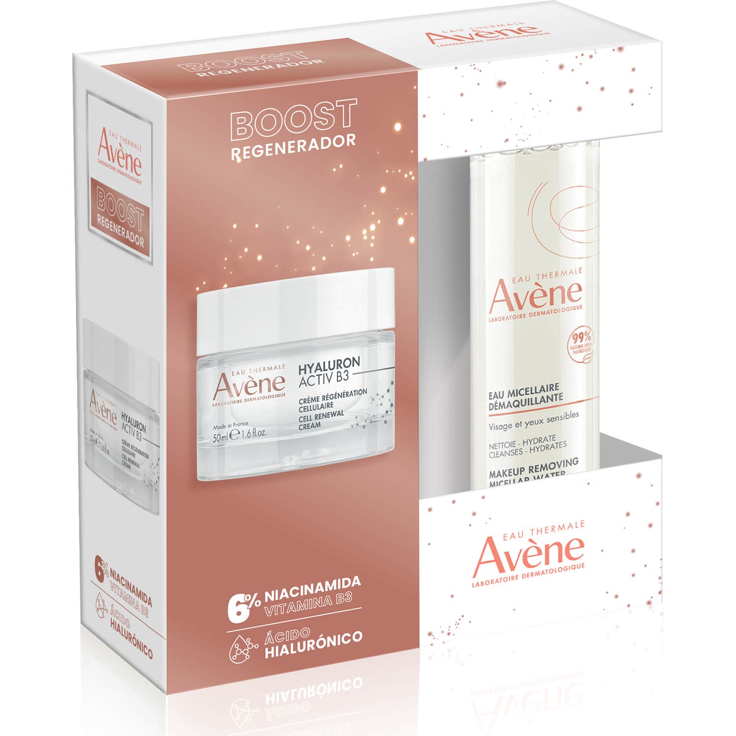 Avène Pack Hyaluron Activ B3 Crema + Agua Micelar