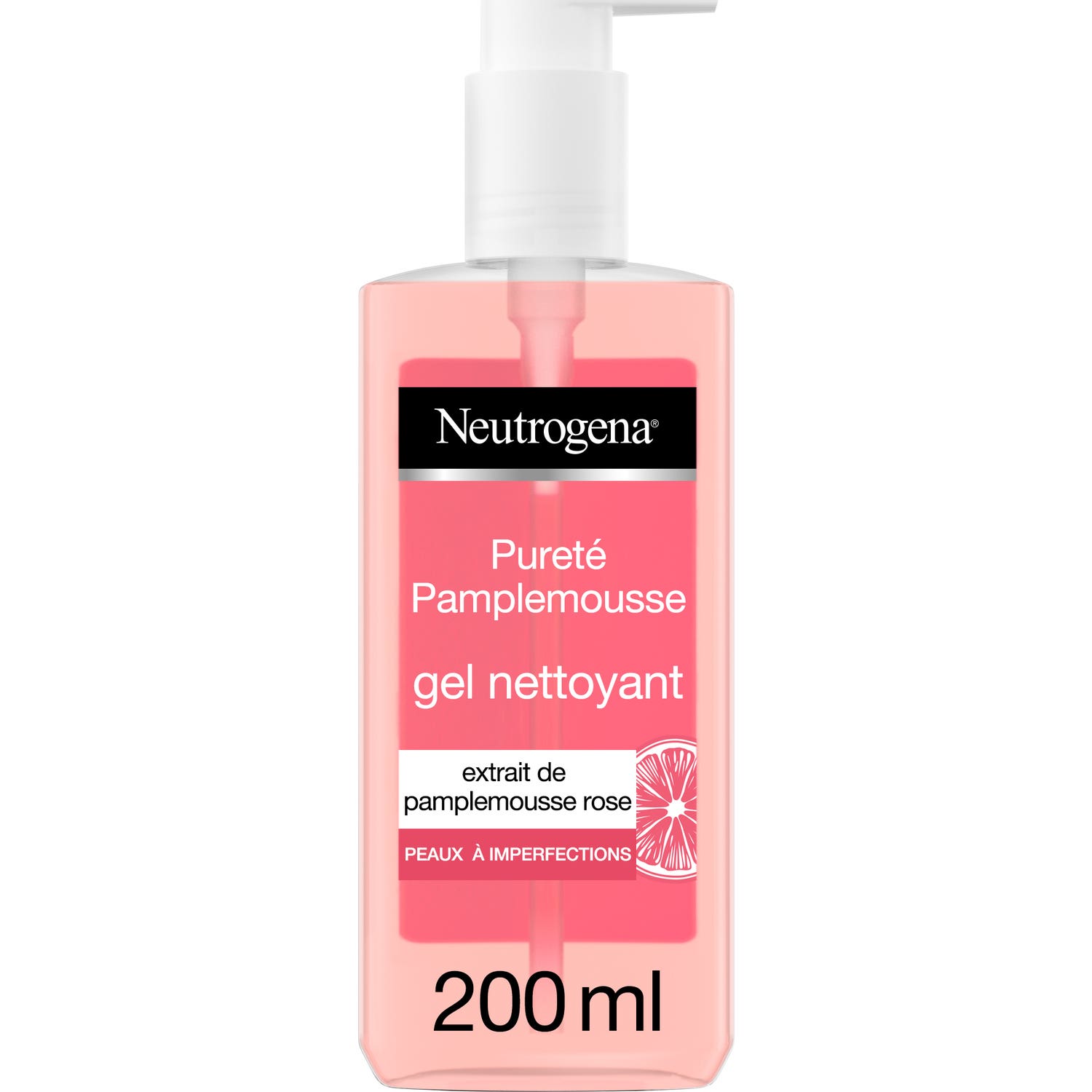 Neutrogena® Gel Limpiador Facial con Pomelo Rosa 200ml