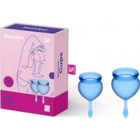 Satisfyer Kit Copa Menstrual Feel Good Azul Intenso 2uds
