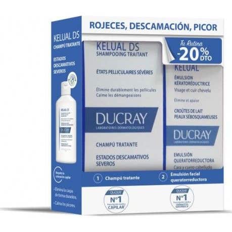 Kelual DS Pack Champú Tratante + Emulsión Queratorreductora