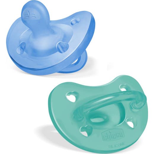 Chicco - Pack 2 chupetes PhysioForma Soft 6-16M - Azul