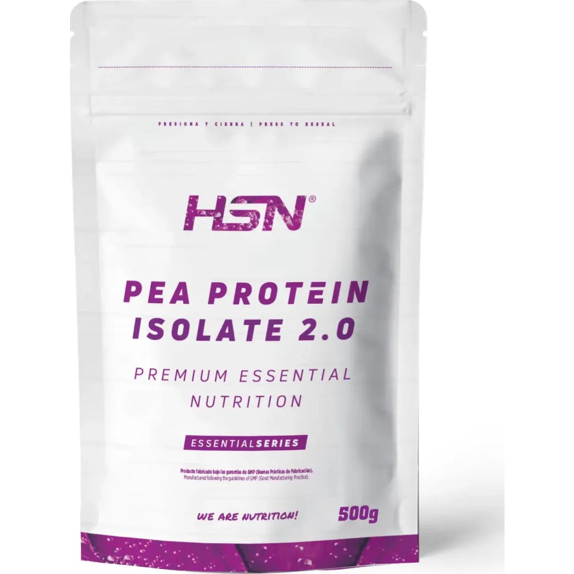 HSN Proteína de Guisante Aislada 2.0 Sin Sabor 500g