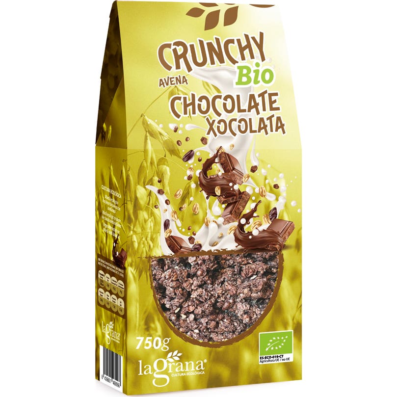 La Grana Crunchy Avena Choco Eco 750g