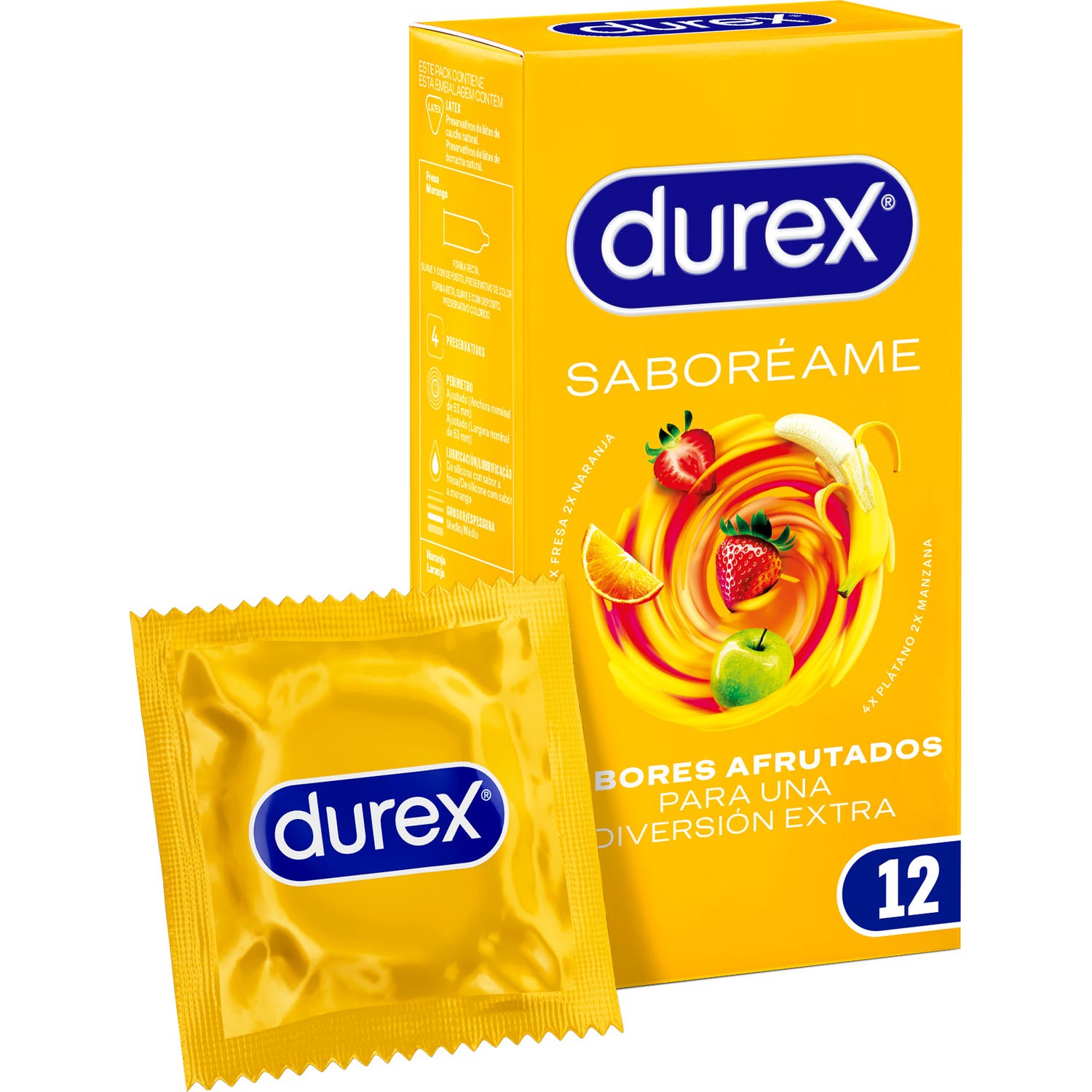 Durex Saboréame Preservativos 12uds