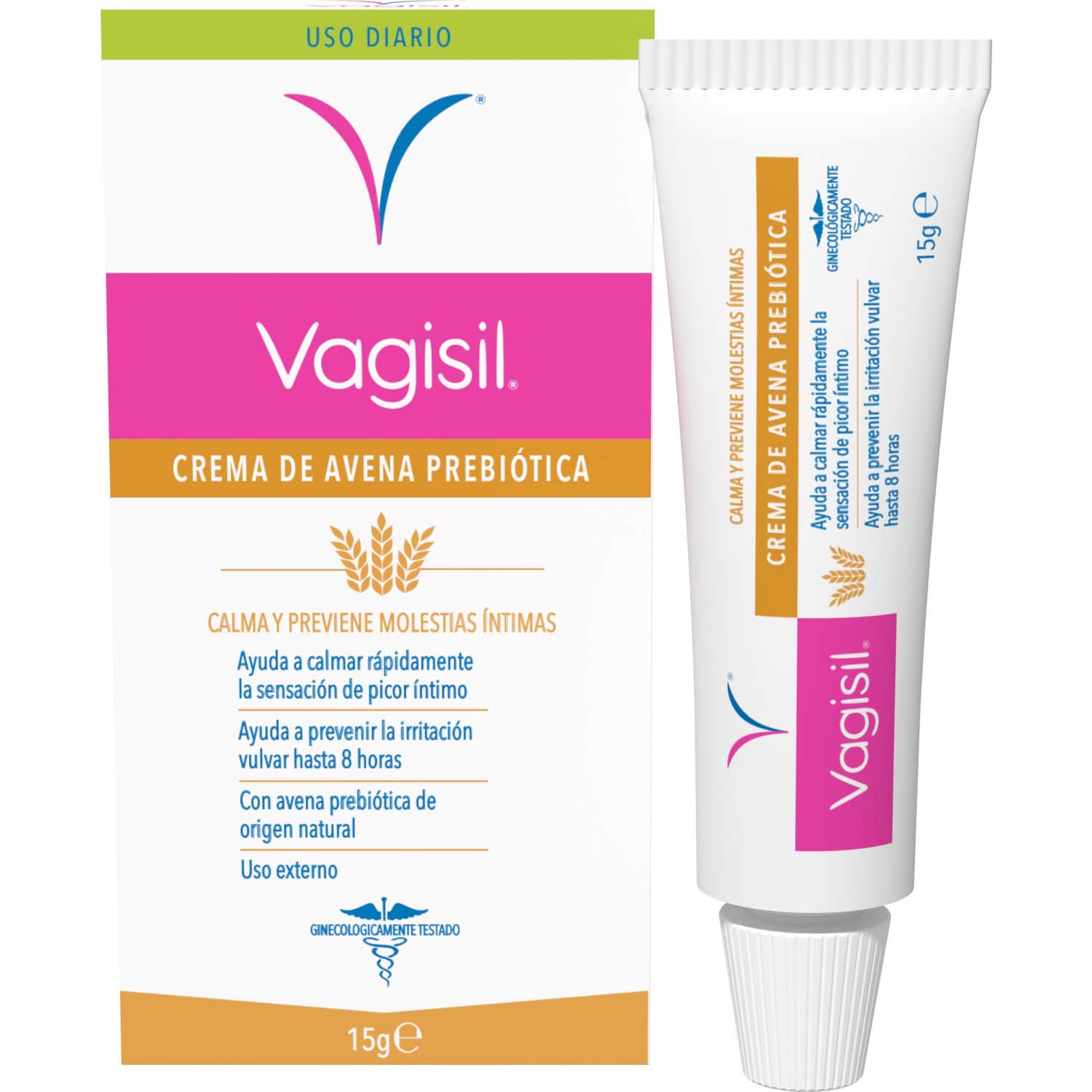 Vagisil Crema de Avena Prebiótica Uso Externo 30g