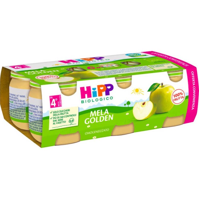 Hipp Bio Papilla Manzana Golden 6x80 g
