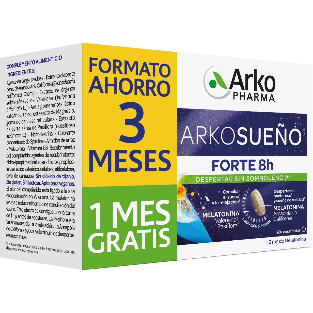 Arkopharma Arkosueño Forte 8H 3x30comp