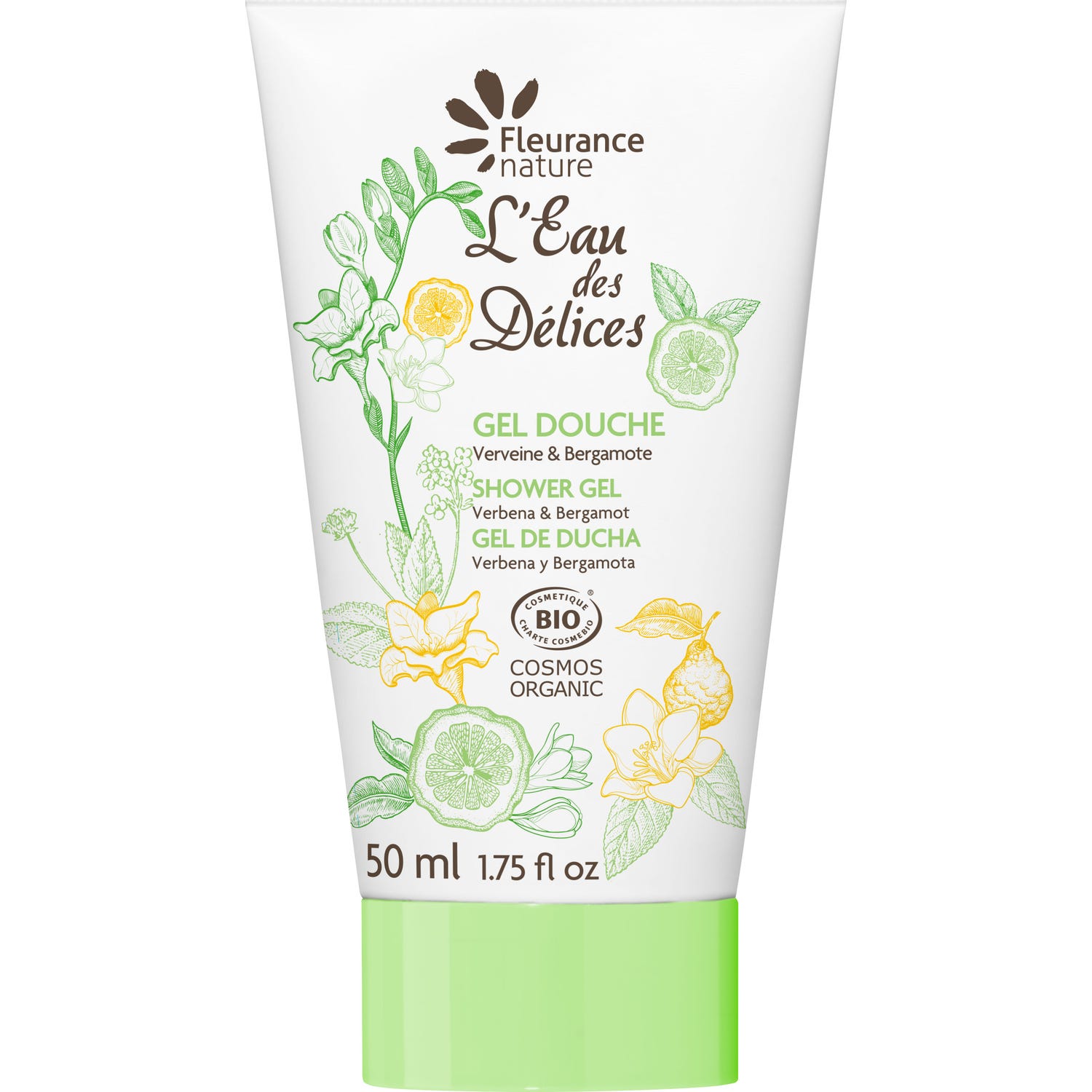 Fleurance Nature Gel ducha Verbena y Bergamota 50 ml