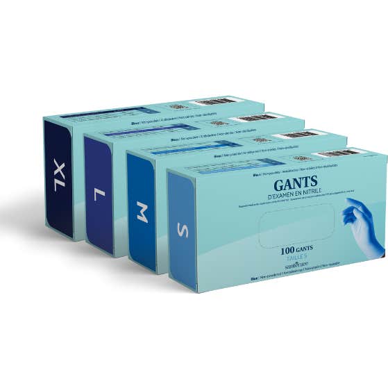 Santecare Guantes Nitrilo Talla S 100 uds