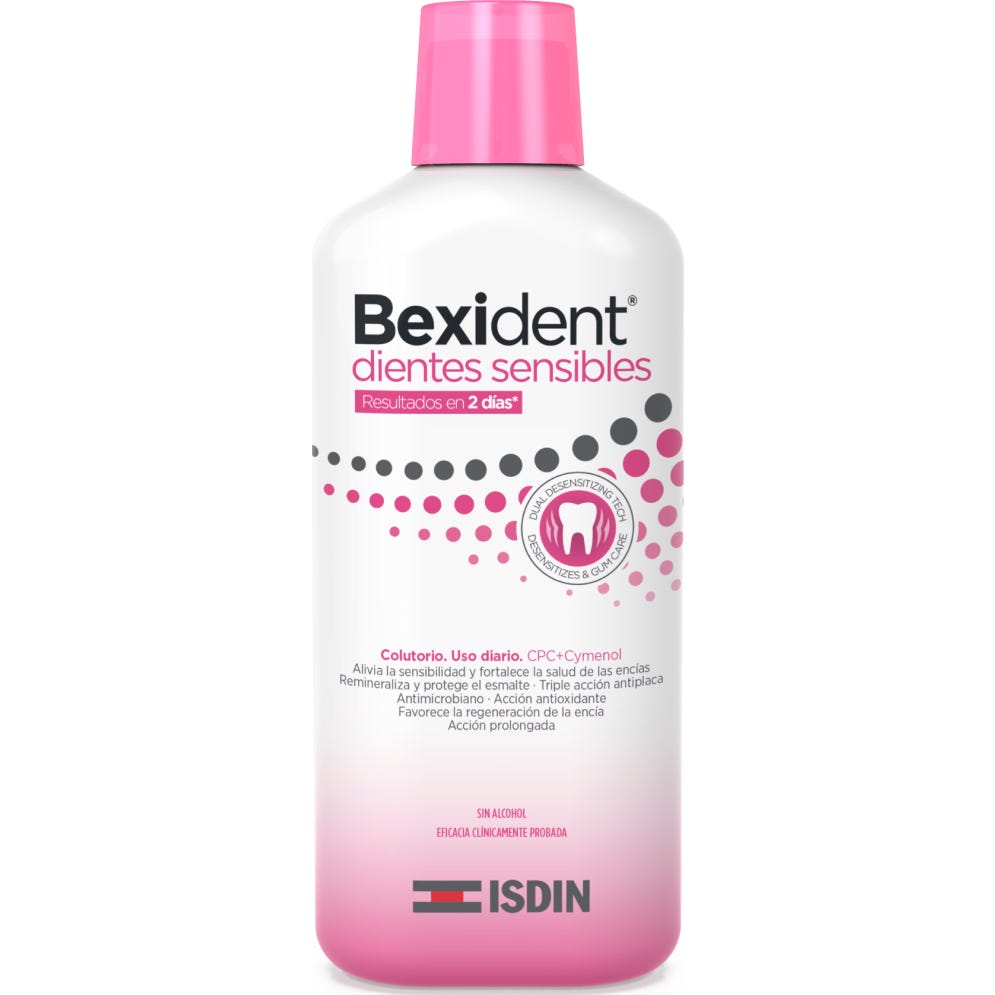 ISDIN Bexident Dientes Sensibles Colutorio Uso Diario 500ml