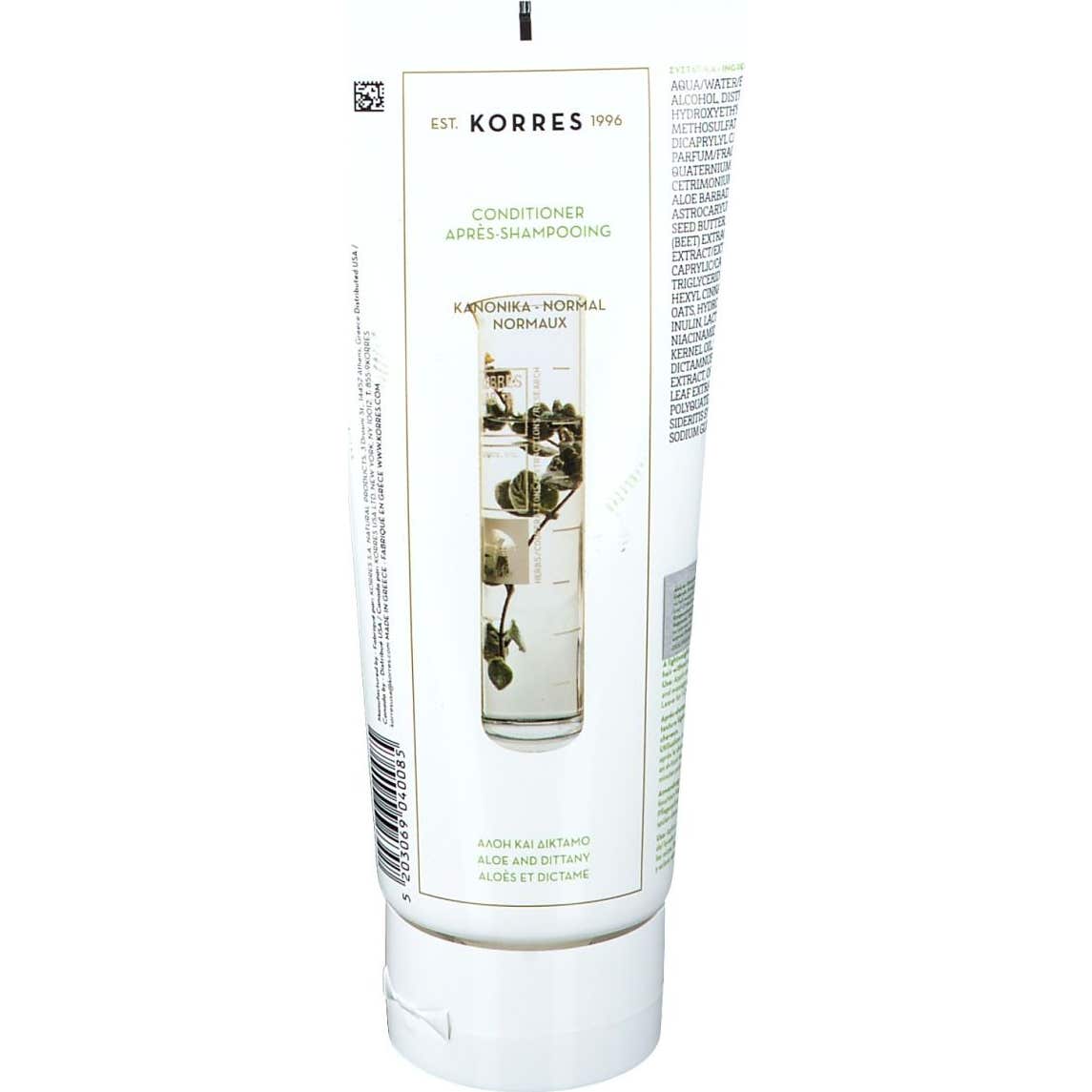 Korres acondicionador aloe y dictamo 200 ml