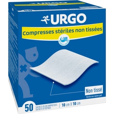 Urgo Gasas Estériles No Tejidas 10x10 cm 50 Sobres