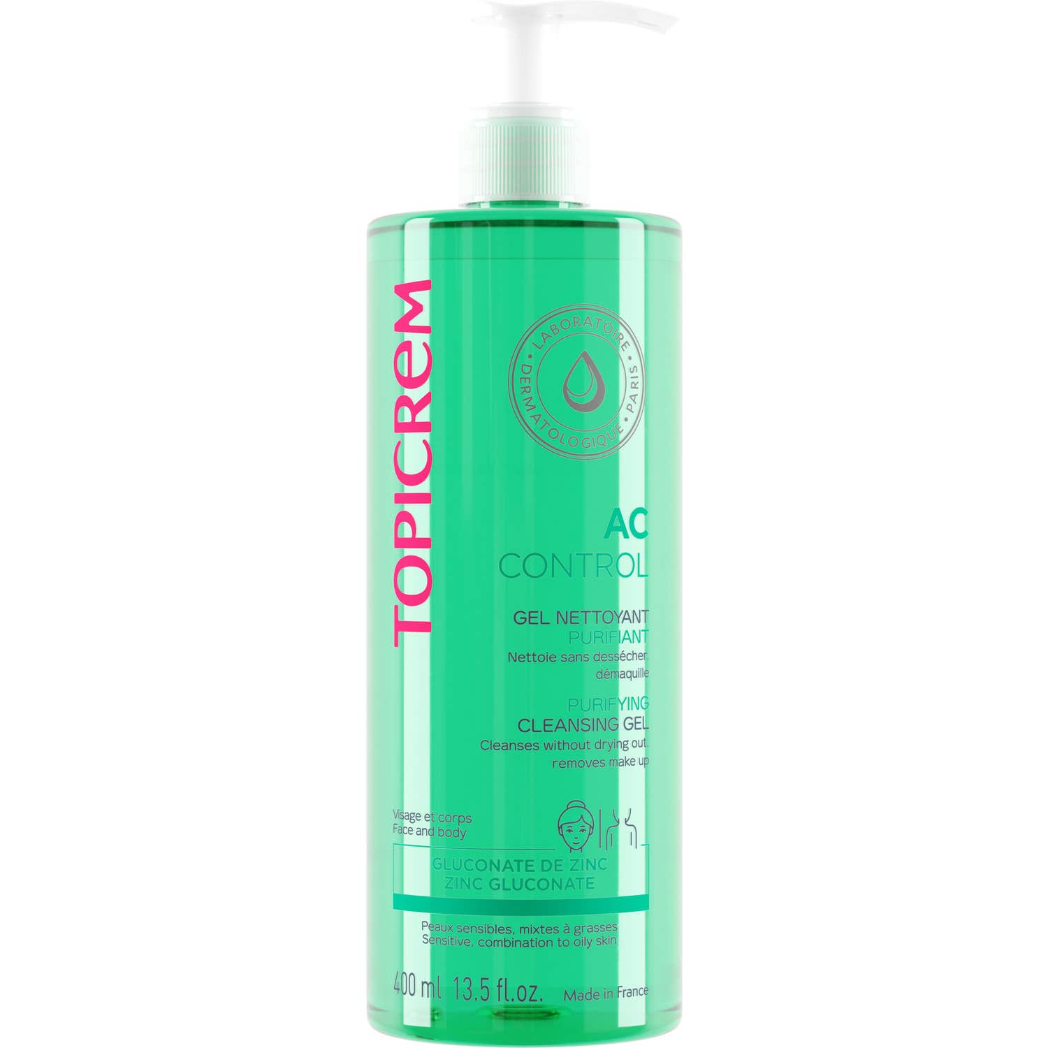 Topicrem Gel Limpiador Purificante 400Ml - Imagen 4