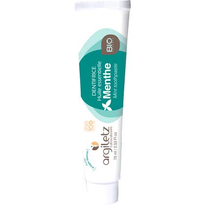 Argiletz Blanca Pasta De Dientes Menta Orgánica 75 Ml