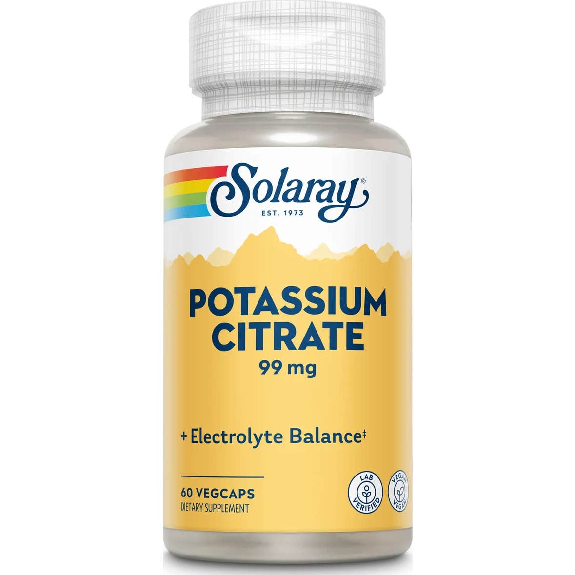 Solaray Citrato De Potasio 60 Caps