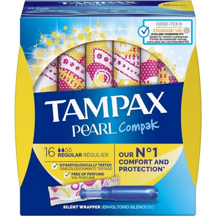 Tampax Compak Pearl Regular 16 uds