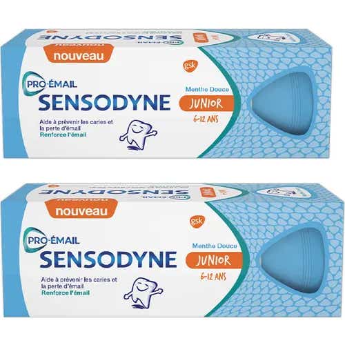 Sensodyne Junior Pro-émail Dentífrico 6-12 Años 2x50ml