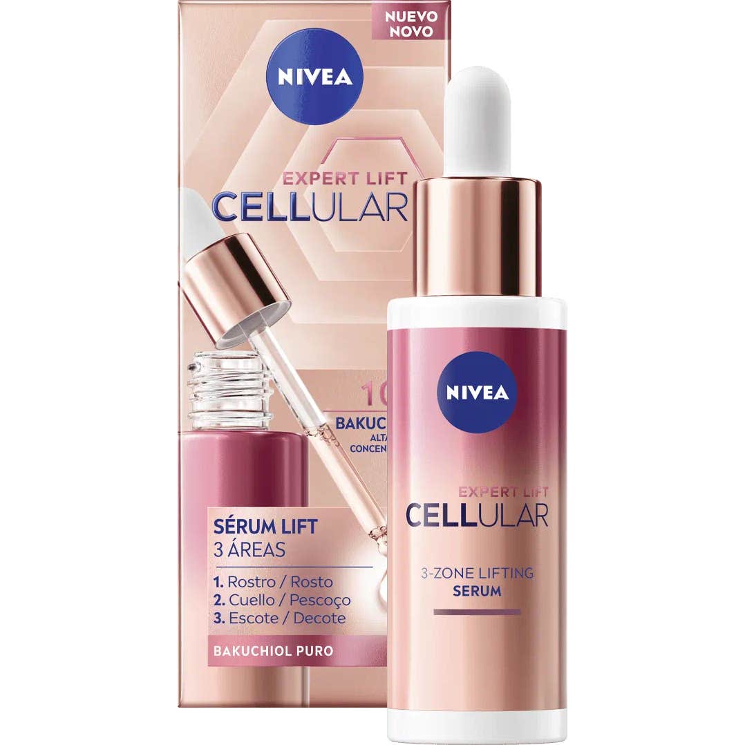 Nivea Cellular Expert Lift Sérum 3 Zonas com Bakuchiol 30ml