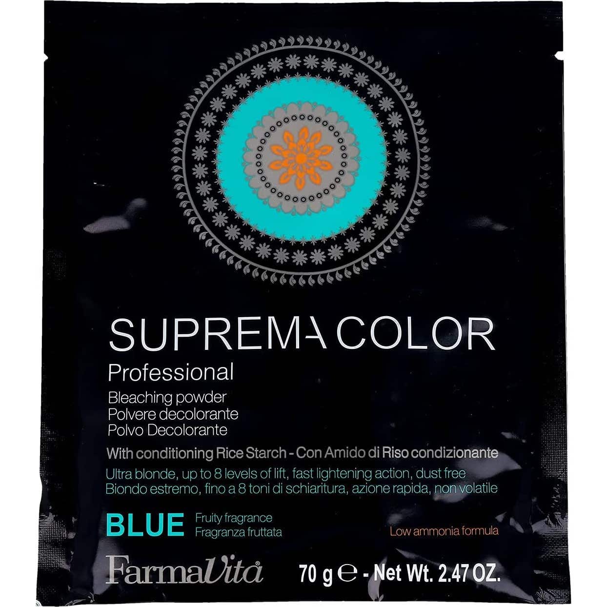 Farmavita Suprema Bleaching Powder Decolorante Azul 70g