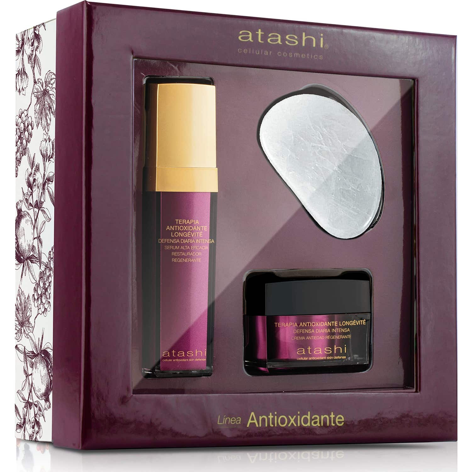 Atashi Línea Antioxidante Sérum 50ml + Crema 50ml