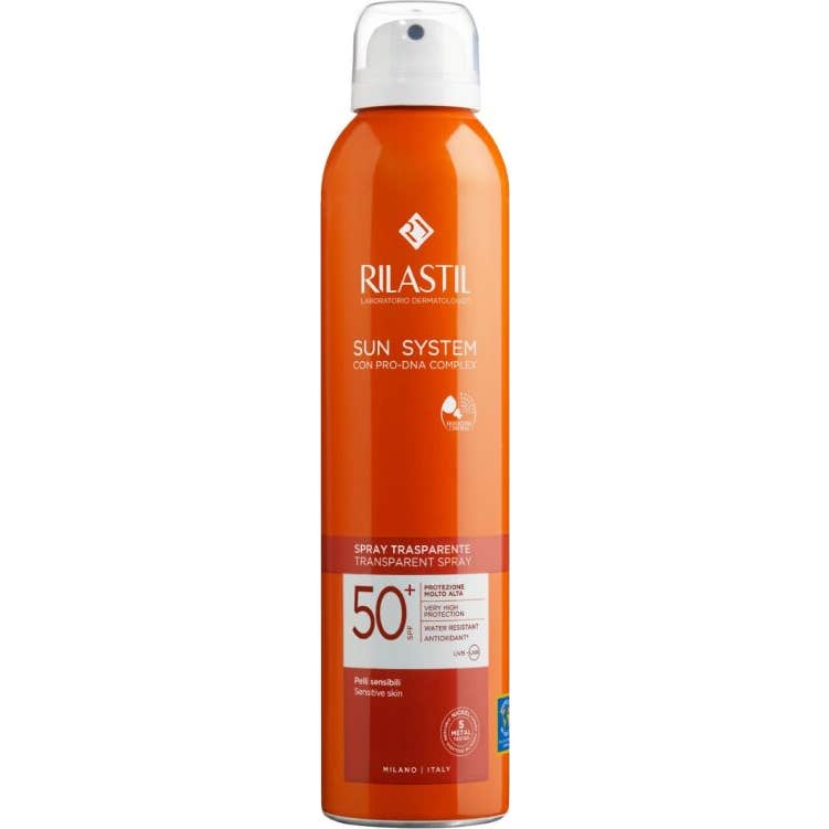 Rilastil Sun System Spray Solar Corporal Transparente SPF50+ 200ml
