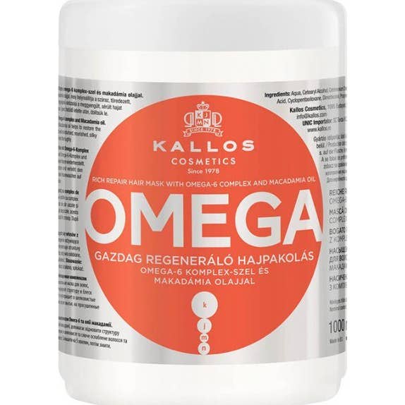 Kallos KJMN Omega Hair Mask 1000 ml