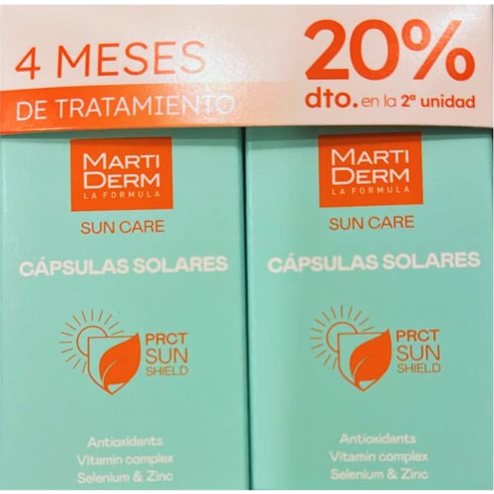 Martiderm Sun Care Cápsulas Solares Pack 2x60caps