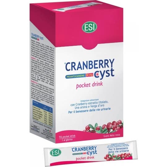 Cranberry Cyst sobres bebibles 16uds