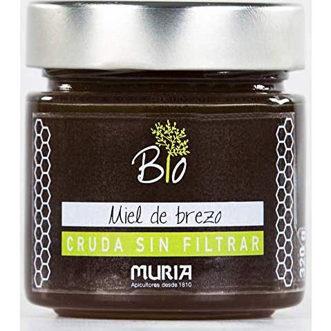 Muria Miel de Tarro Ecológica Brezo Cruda Sin Filtrar Eco 320 g