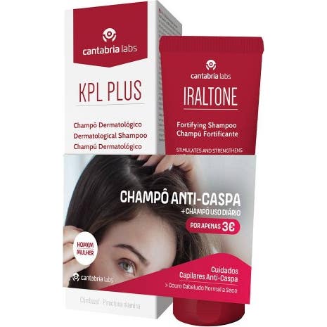 Cantabria Labs Kit Kpl Plus Champô + Iraltone Champô Fortificant